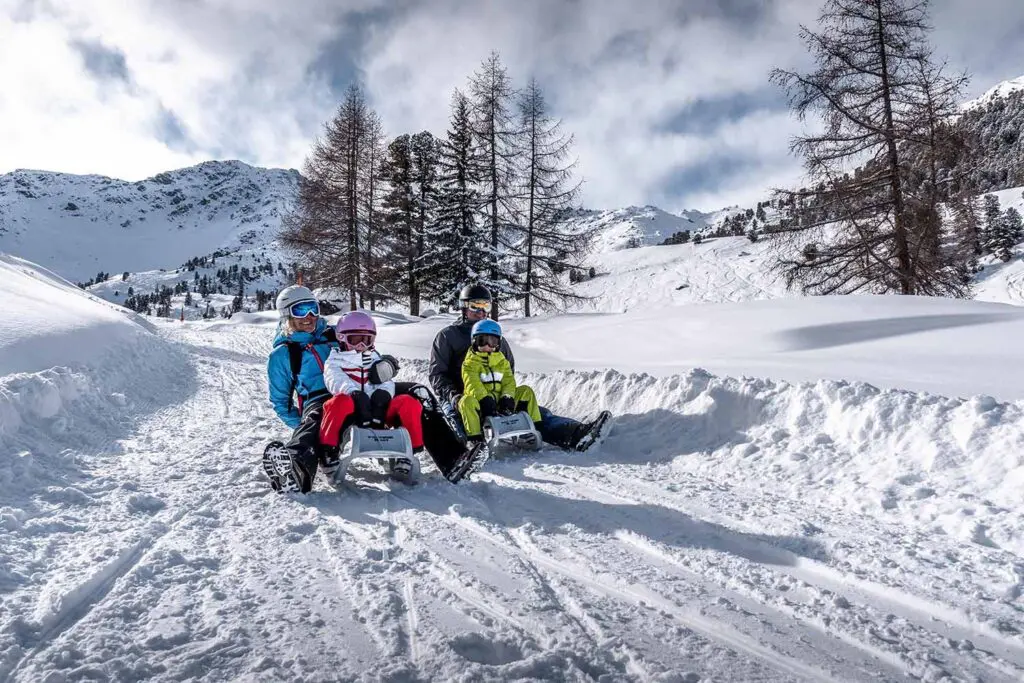 rodelen in Nendaz/Veysonnaz