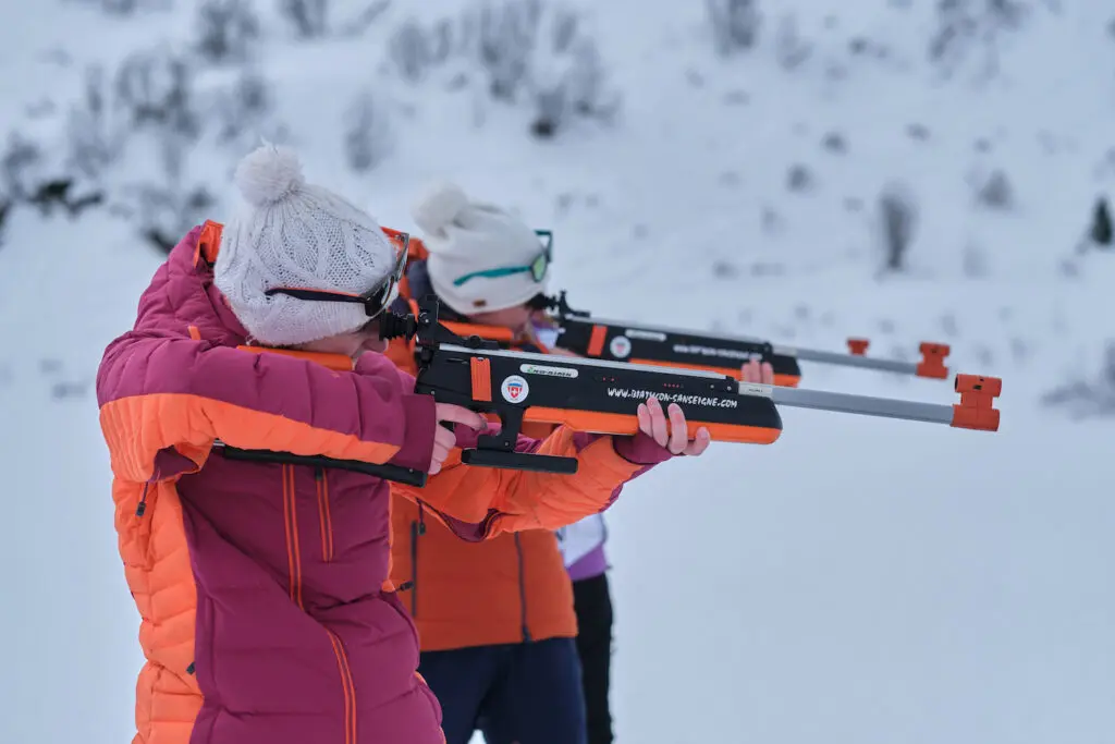 Biathlon doen in Villars