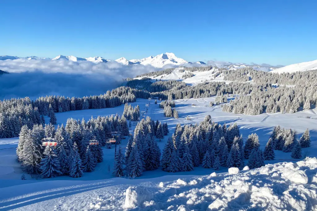 Uitzicht en geweldig kaiserwetter in Avoriaz