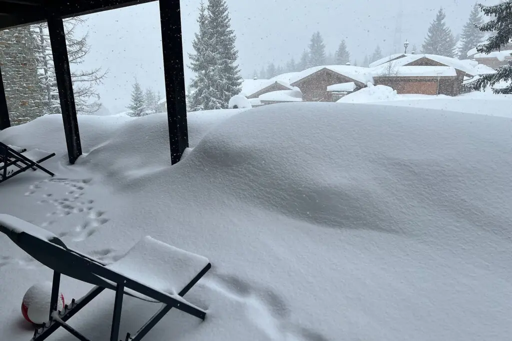 verse sneeuw