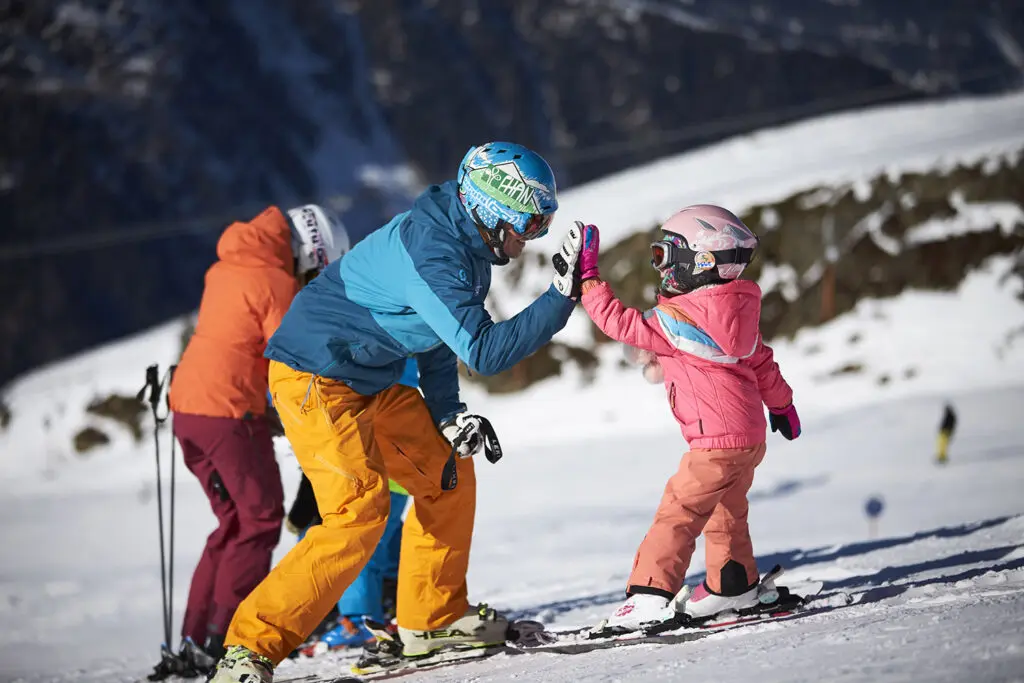 familie in See