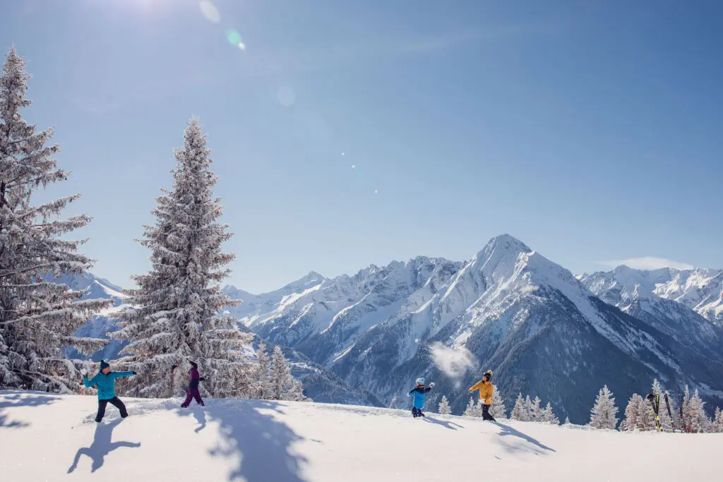 Wintersport met kinderen in het Zillertal
