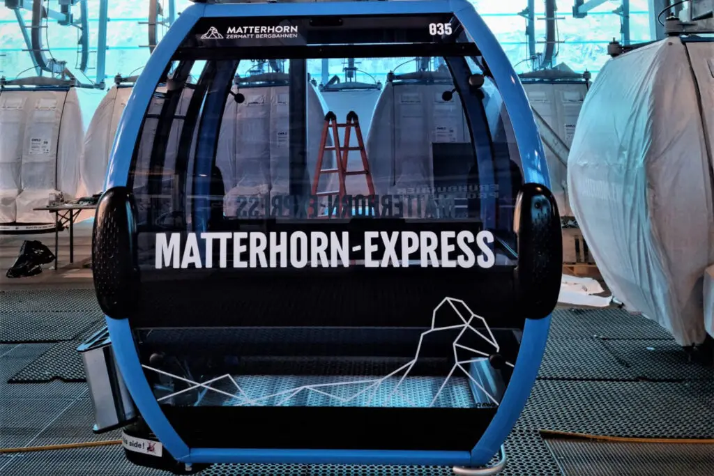 Nieuwe look voor de Matterhorn Express in Zermatt