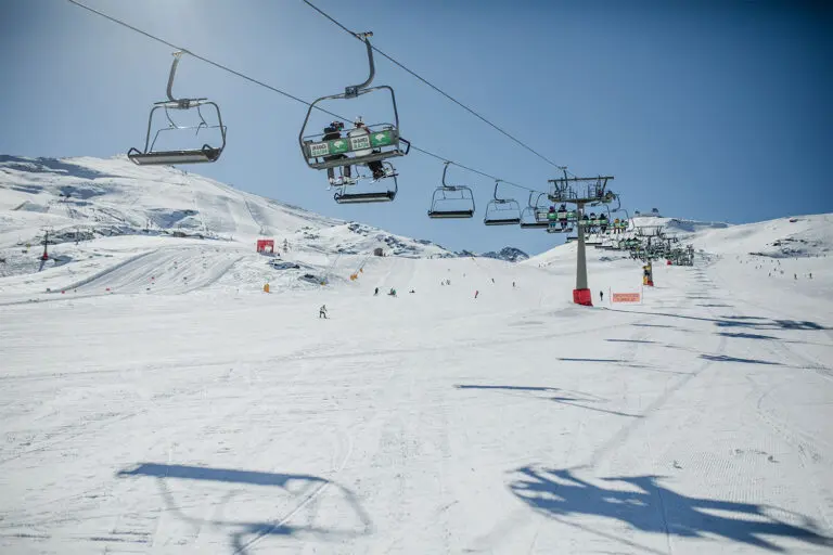 Skigebied Sierra Nevada in Spanje