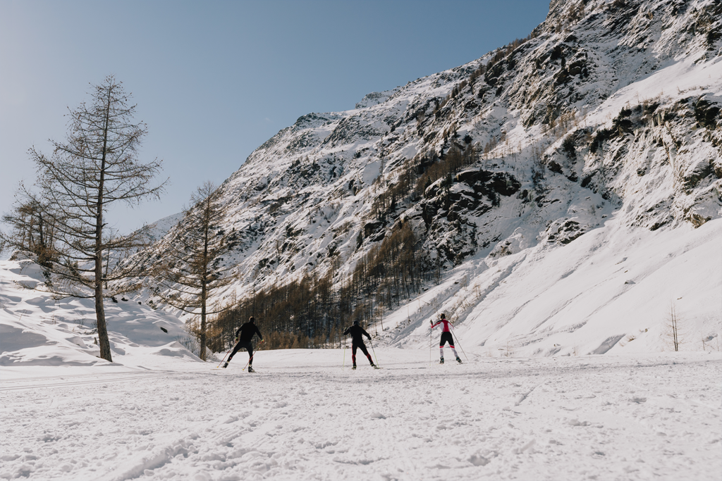 Activiteiten in Saas-Fee/Saastal - langlaufen