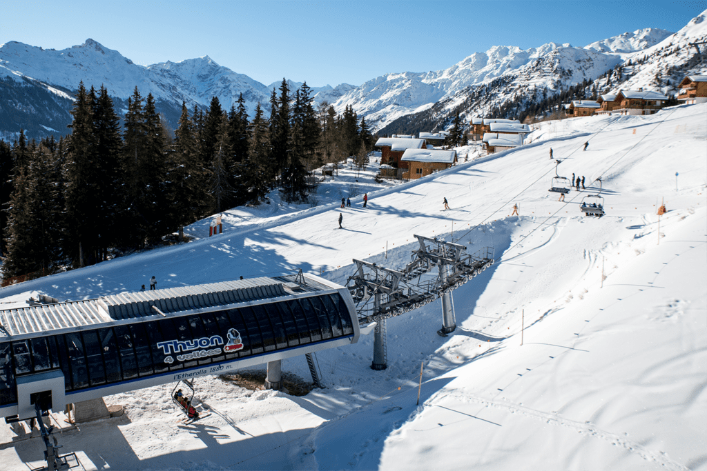 Thyon wintersportdorp