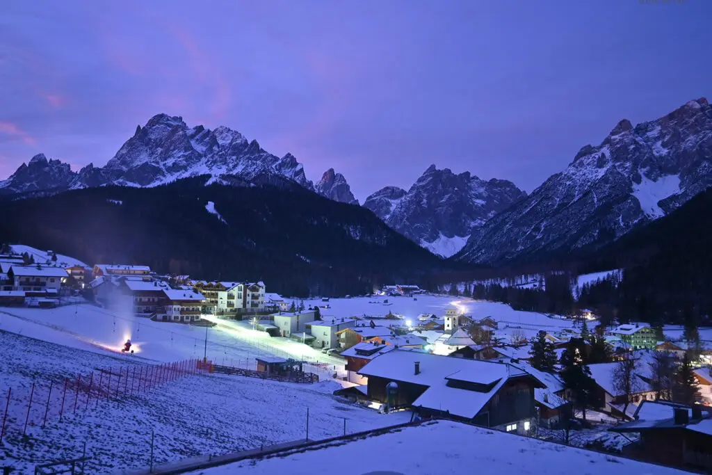 Zonsopkomst in Sexten