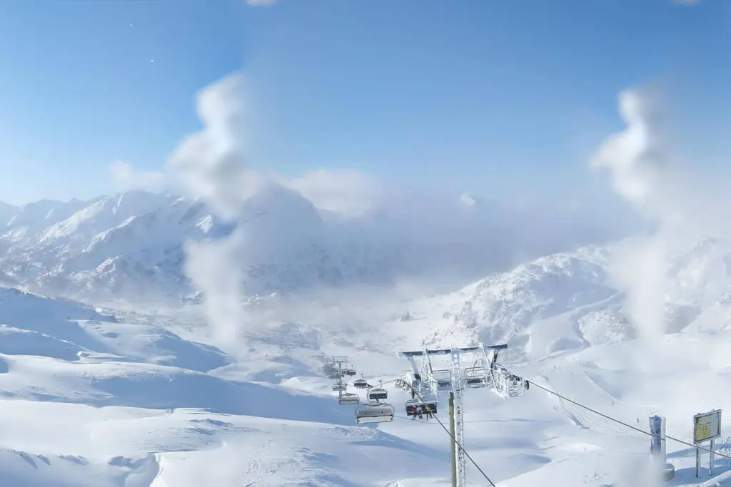 Sneeuwval in Obertauern