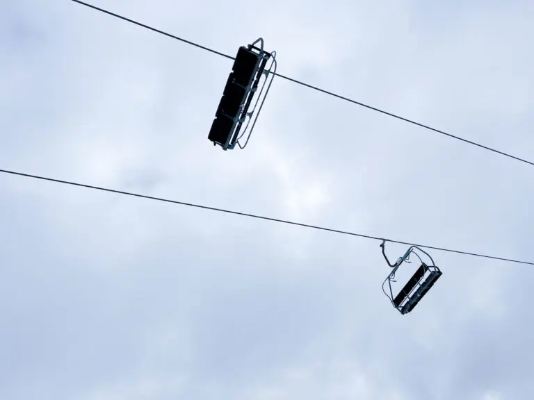 Skilift gesloten