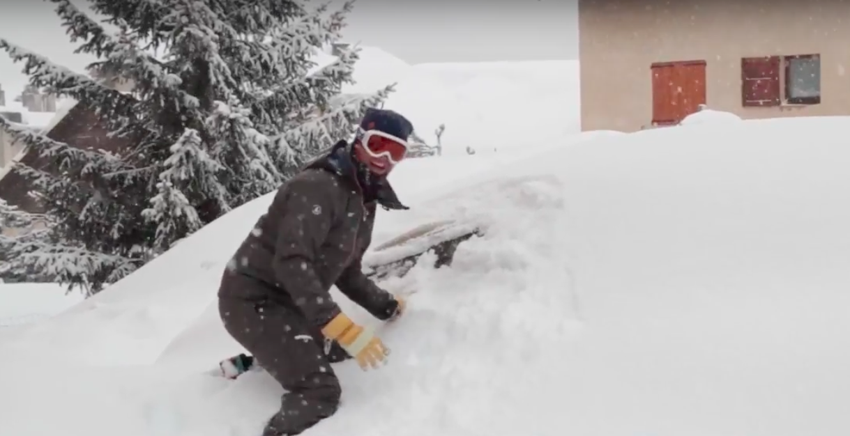 Frank auto uitgraven