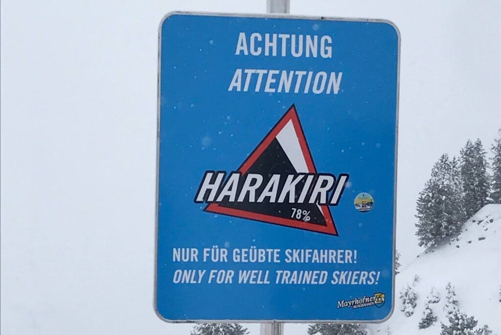 Harakiri in Mayrhofen