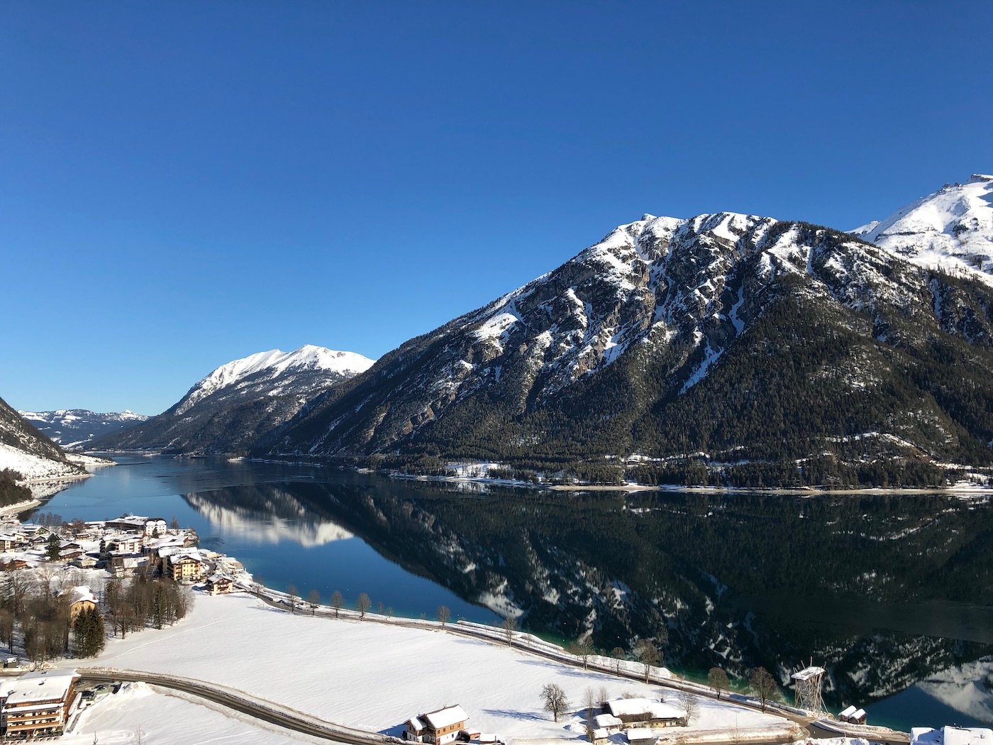 De Achensee in de winter