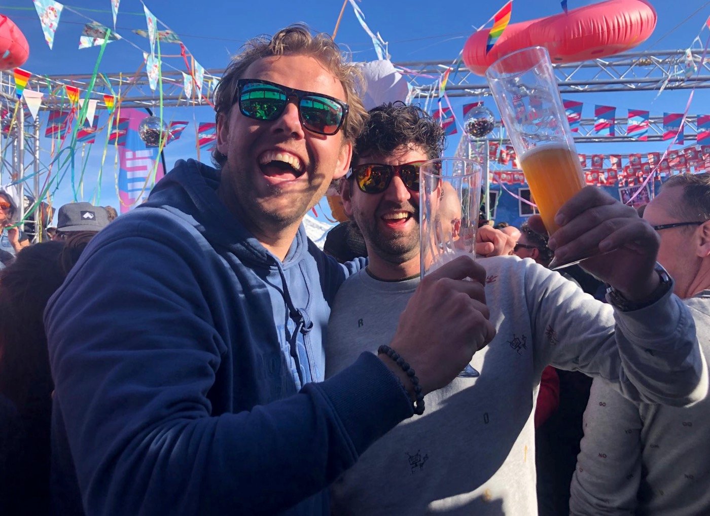 Feest tijdens Dutchweek Gerlos bij het Arena Center