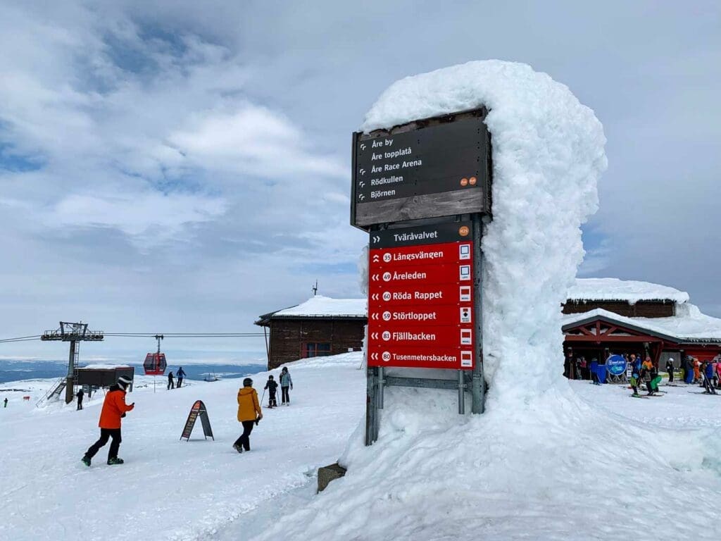Wintersport in Schweden zu Weihnachten