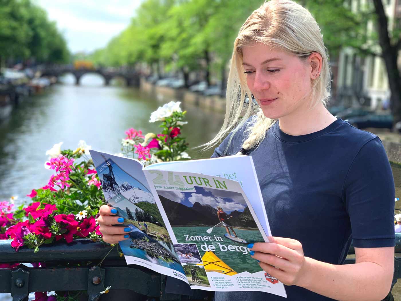 24 UUR IN zomer magazine lezen bij de gracht