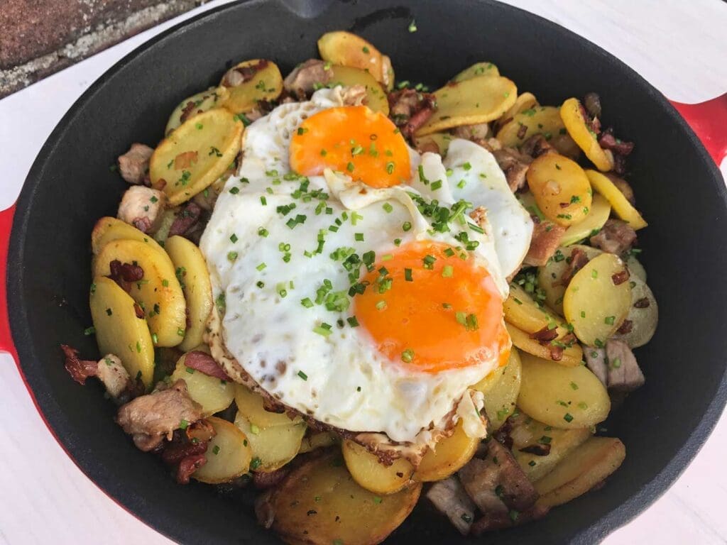 Skiurlaub Rezepte Tiroler Gröstl