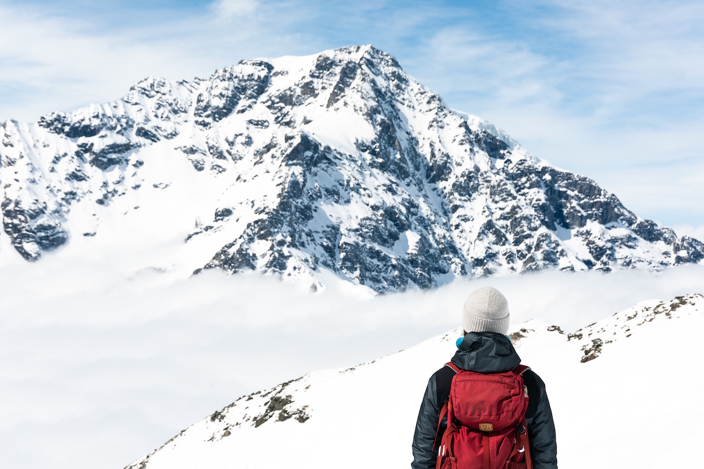 uitzicht op de Ortler