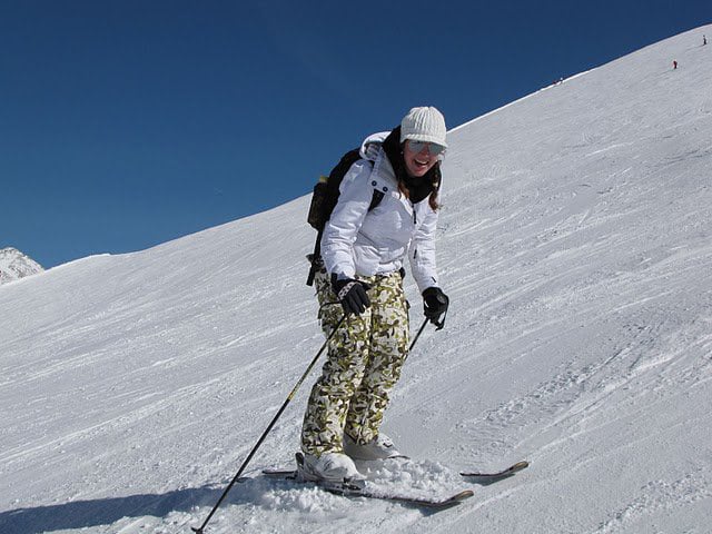 Skiën zonder helm