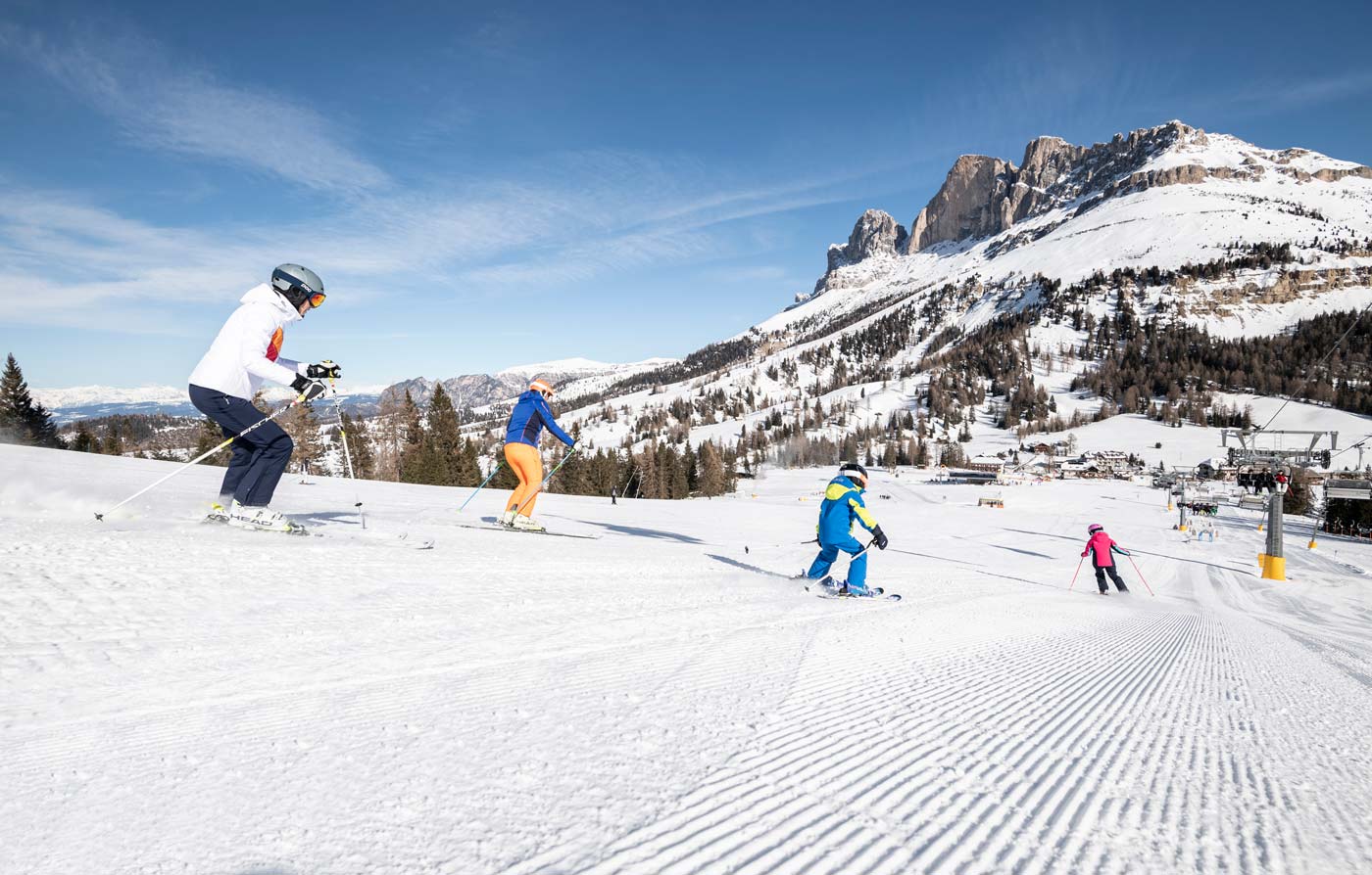 Skiën met kinderen in Val d'Ega/Eggental