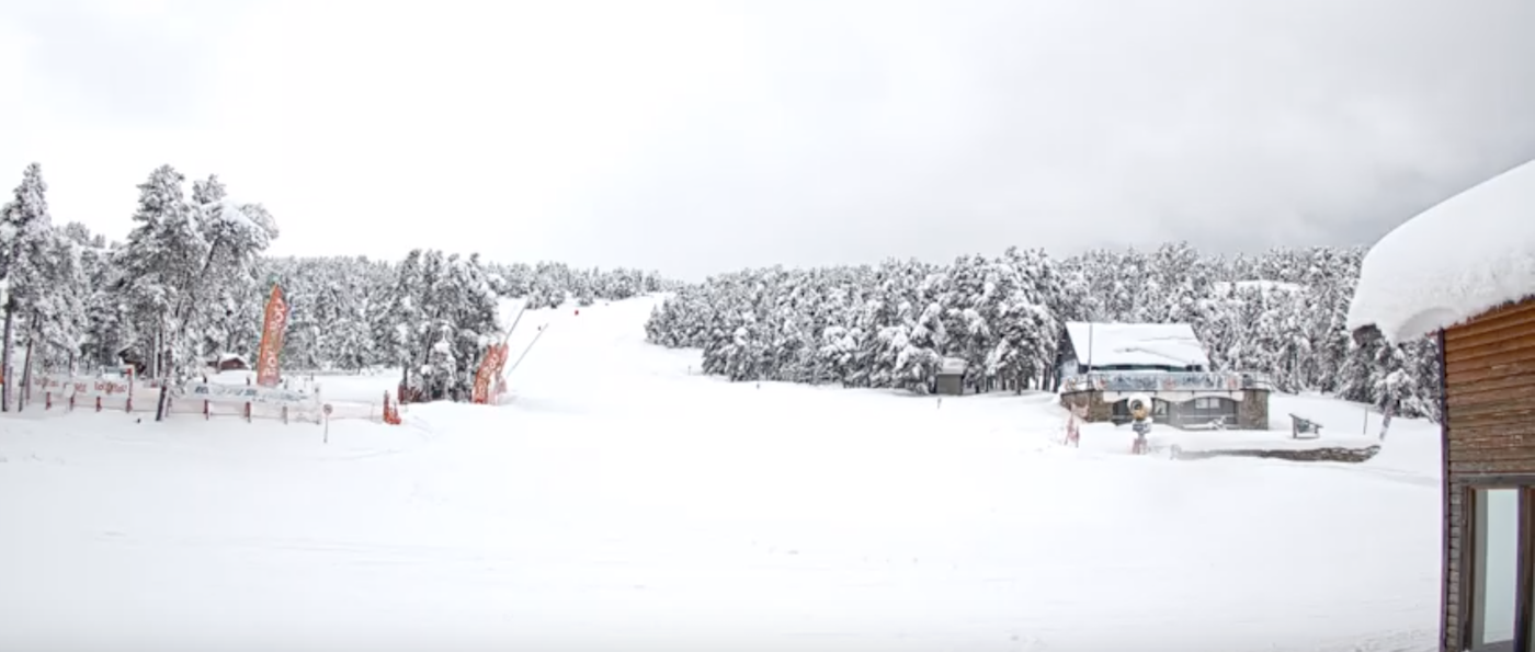 Sneeuwdump Pyreneeën