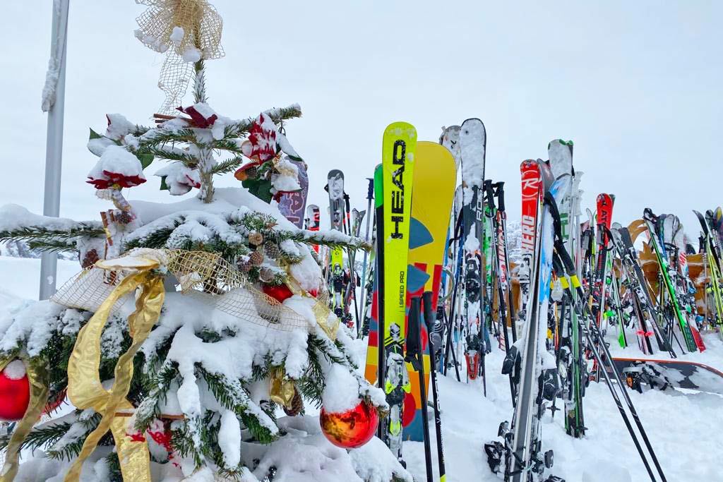 Wintersport während der Weihnachtsferien