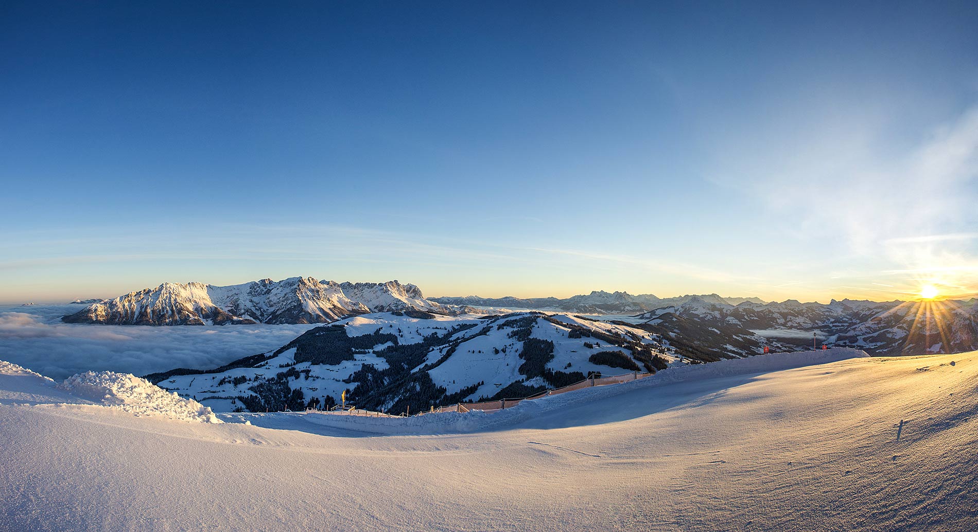 Zonsopkomst SkiWelt