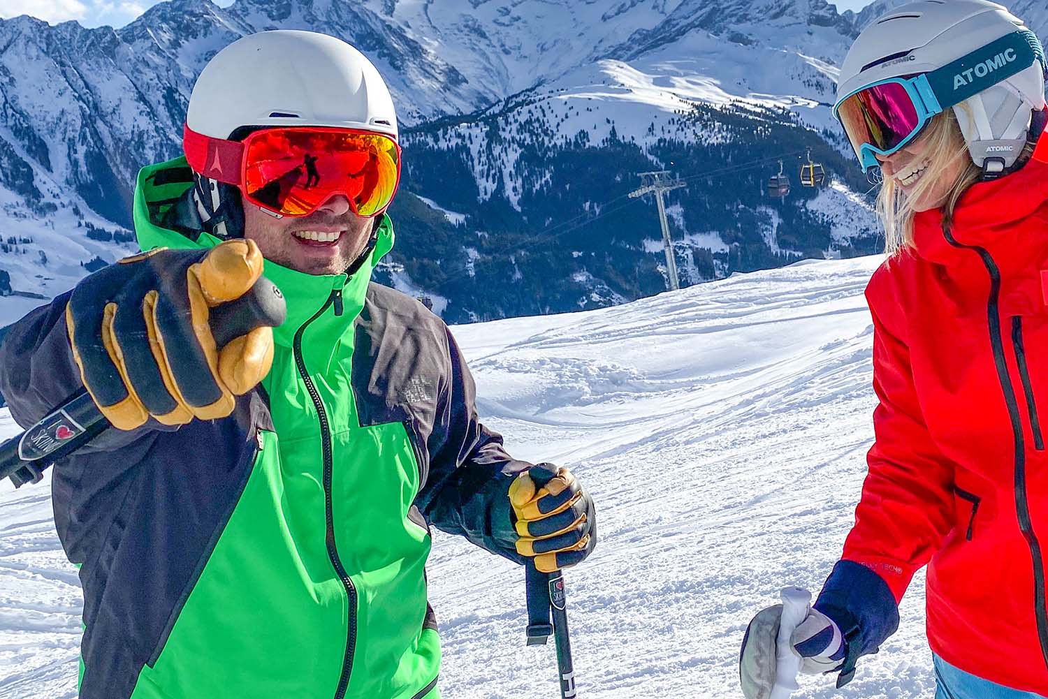 wintersport in de Zillertal Arena