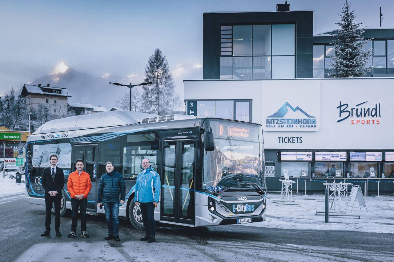 Elektronische skibus Kaprun