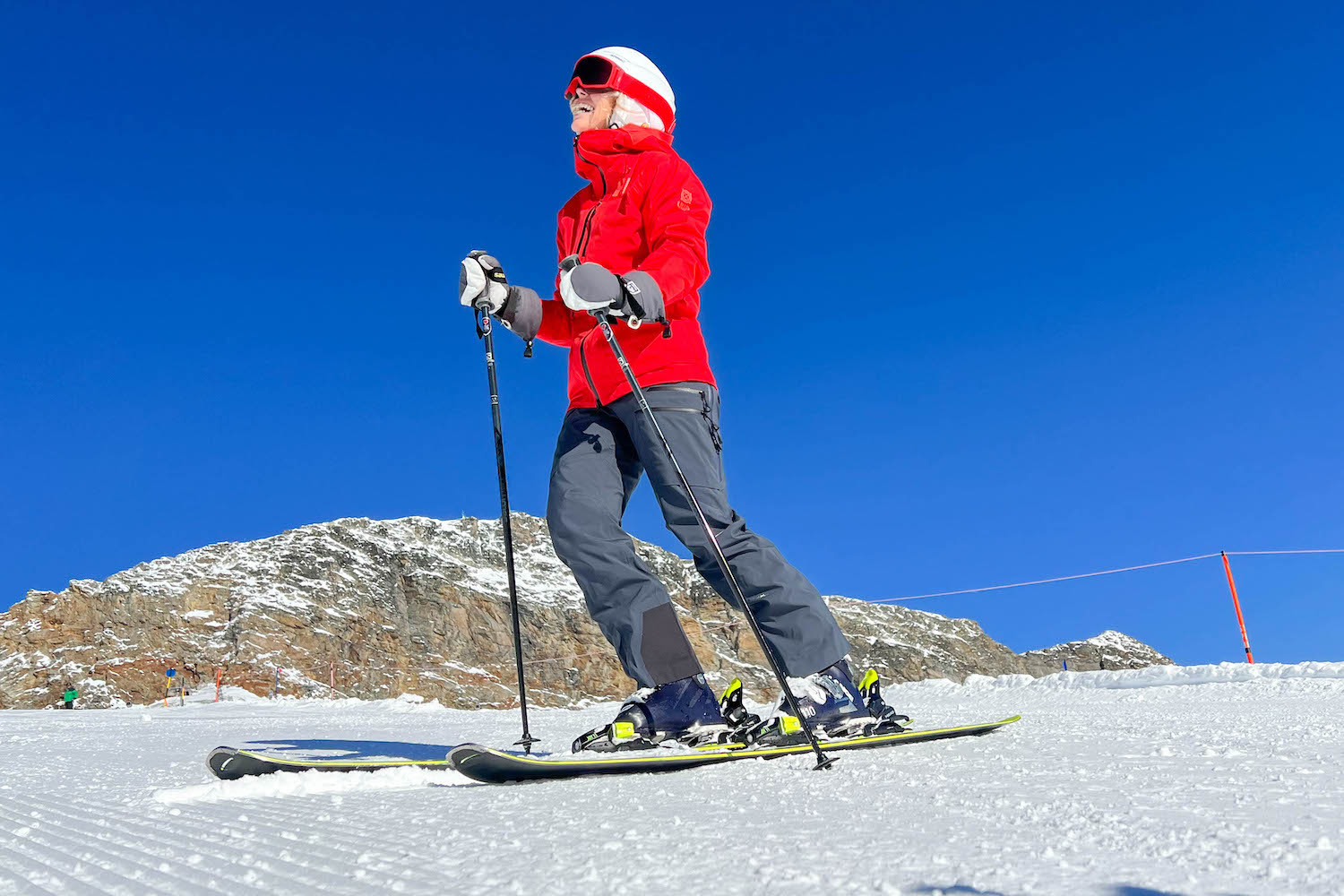 Solden kaiserwetter op de Tiefenbachgletsjer