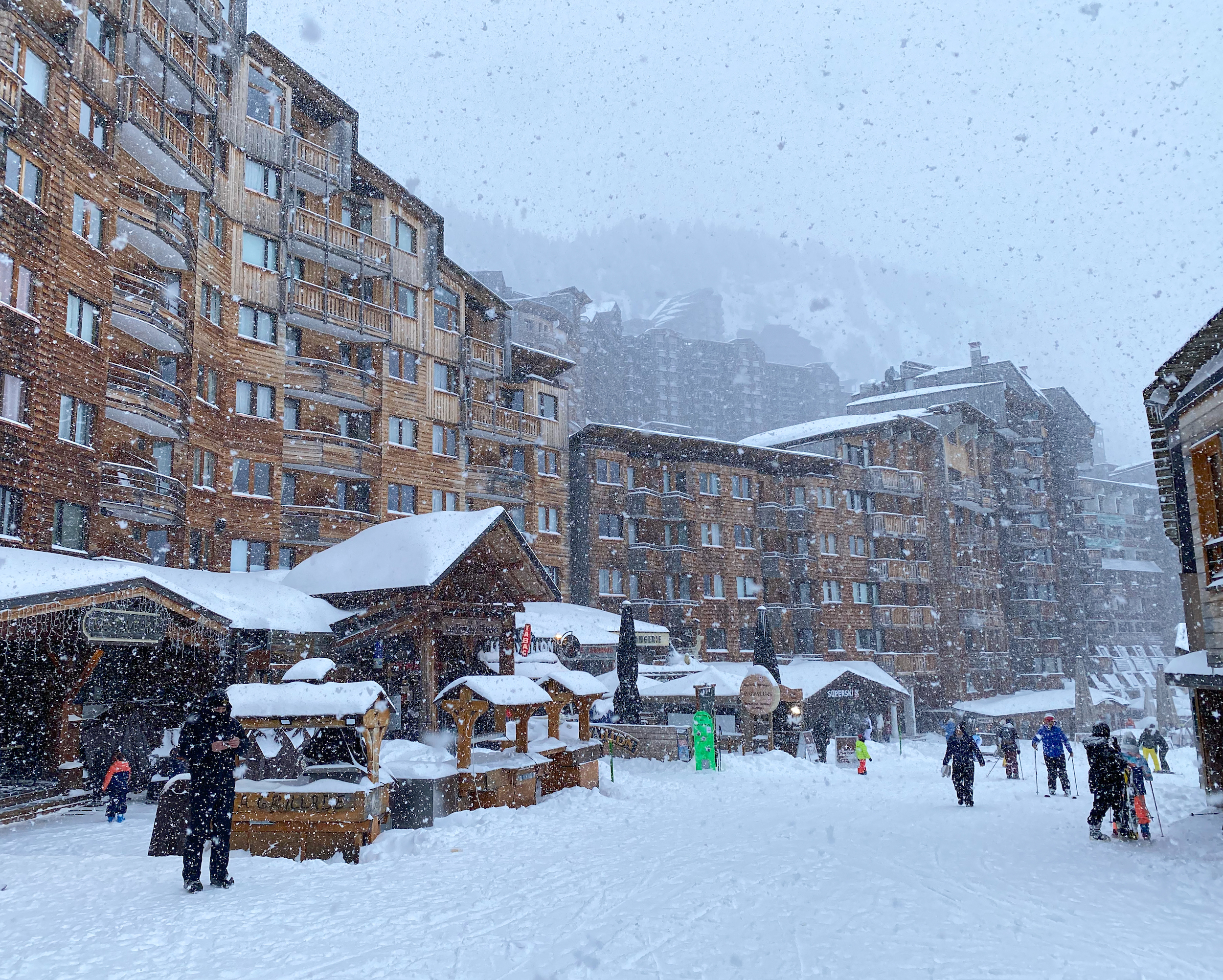 Verse sneeuw in Avoriaz