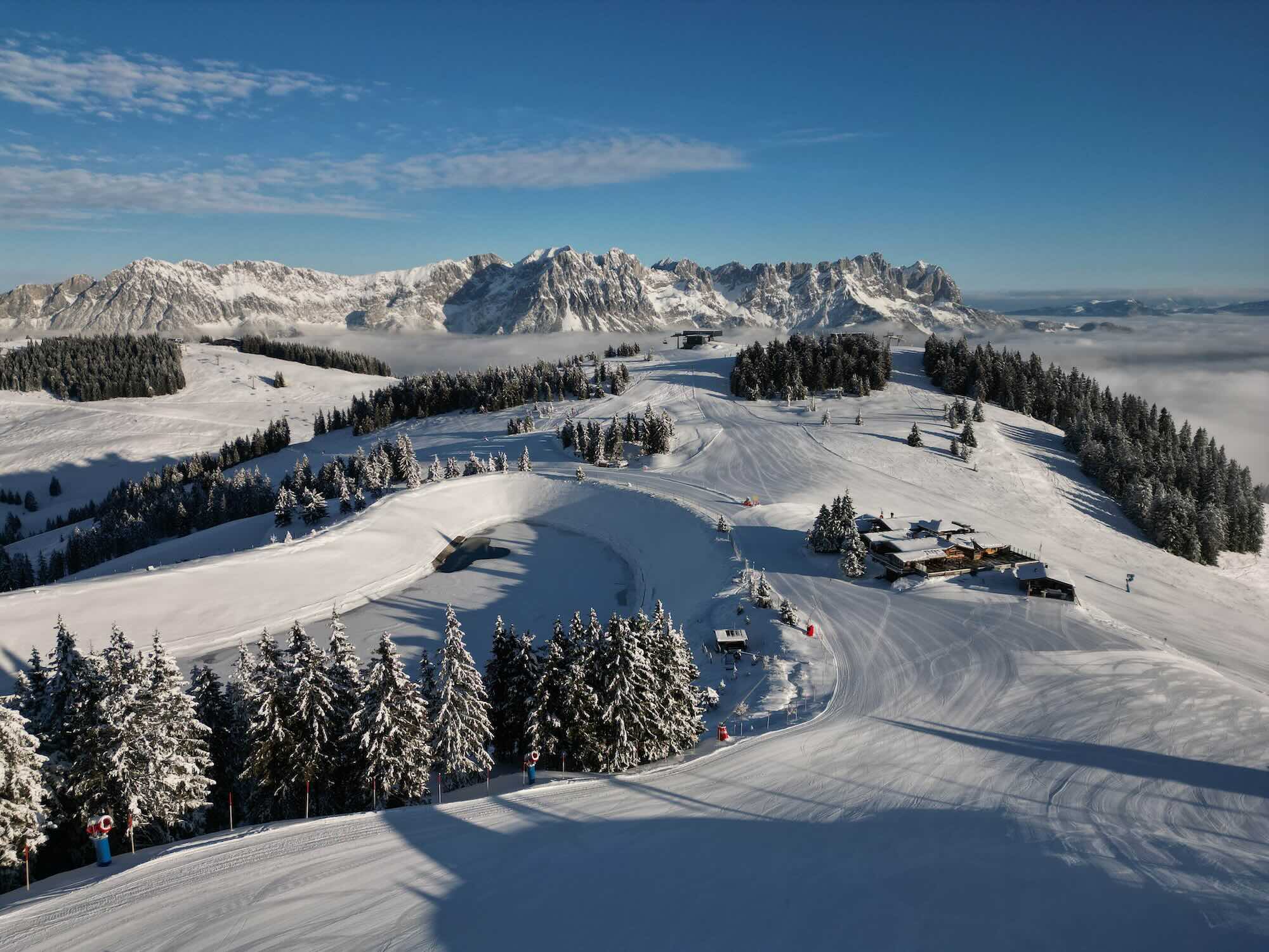 Dronebeeld SkiWelt