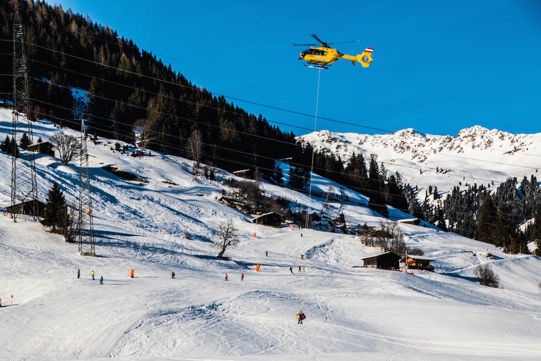 Helikopter touwredding