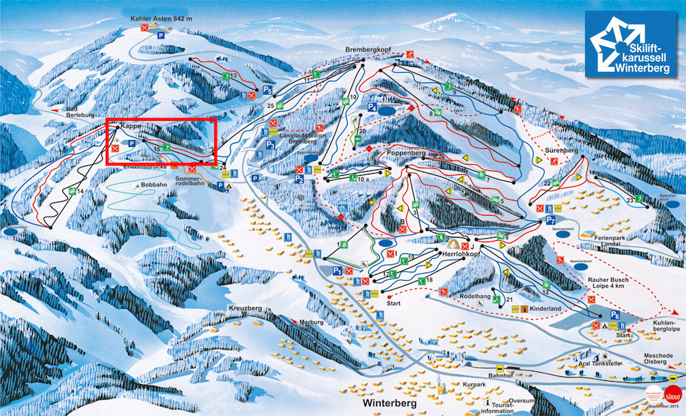 Nieuwe skilift Winterberg