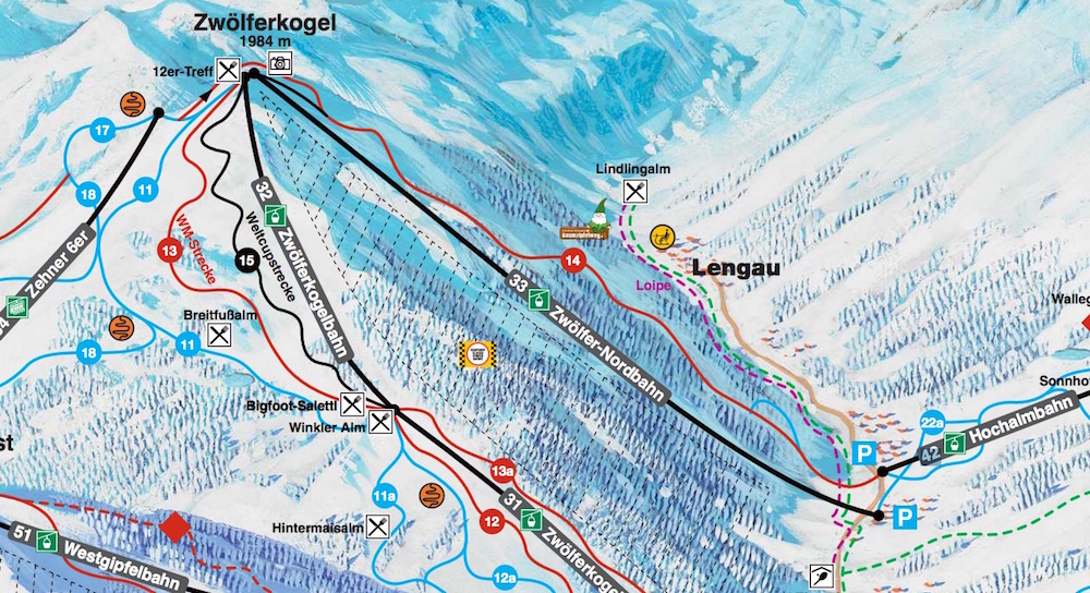 rode piste