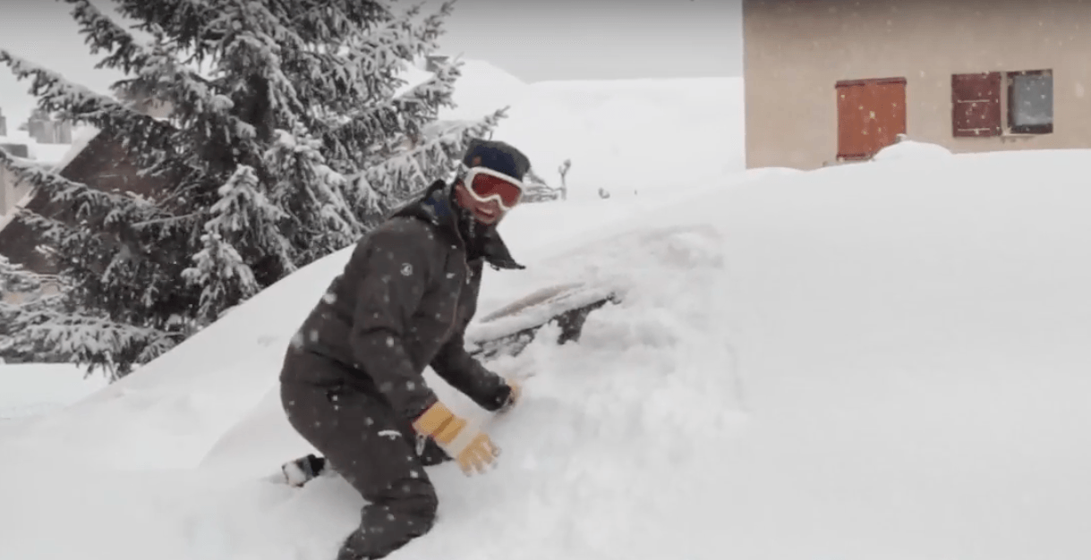 Frank auto uitgraven