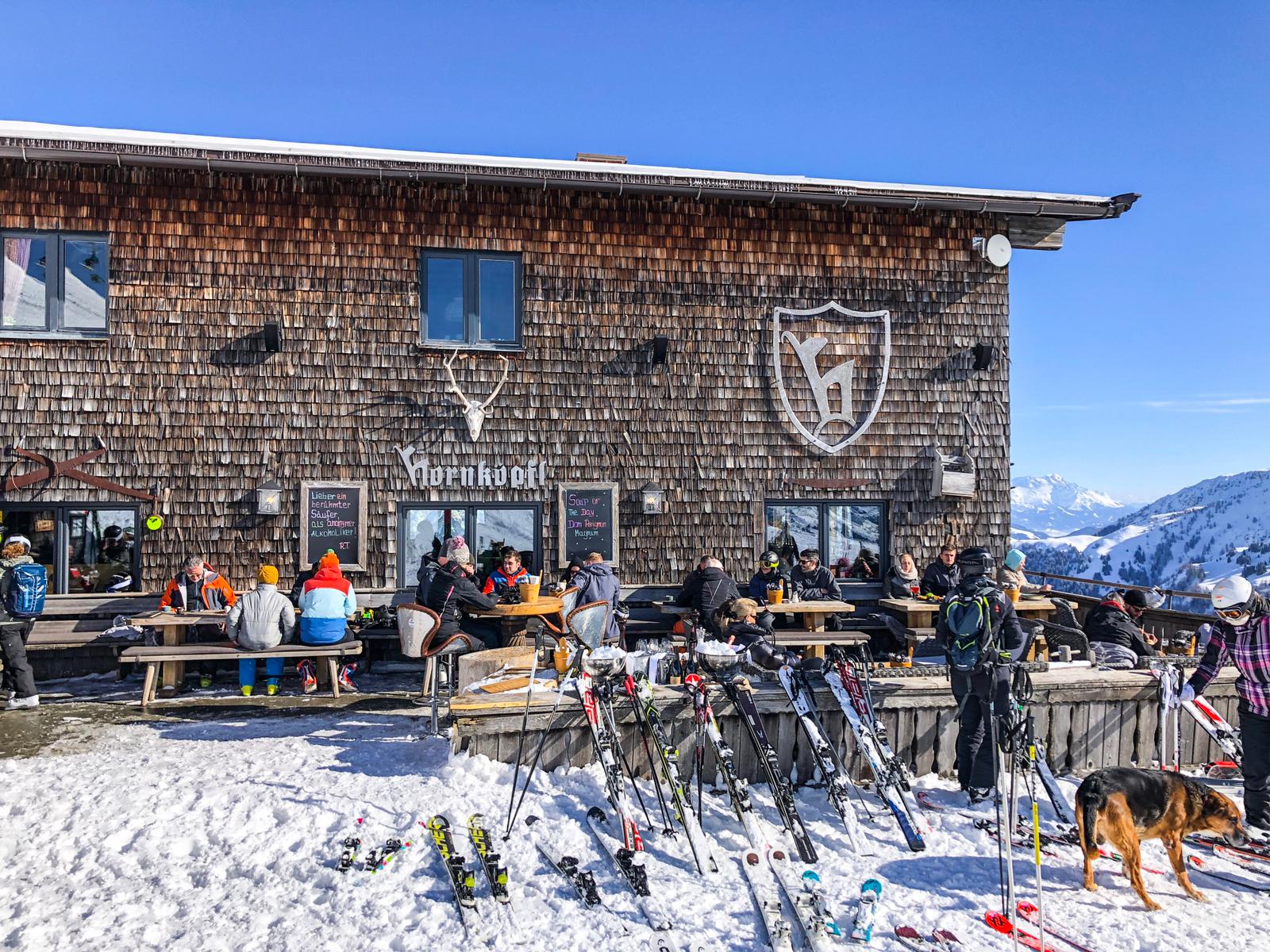 Berghut in Kitzbühel op de Kitzbüheler Horn
