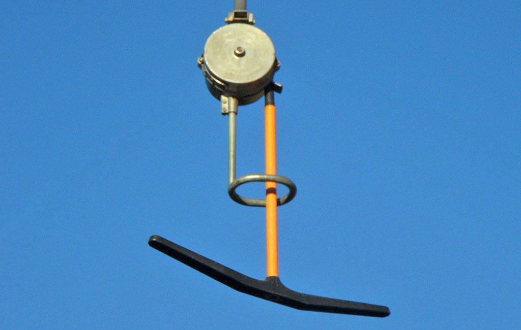 Anker aan een sleeplift
