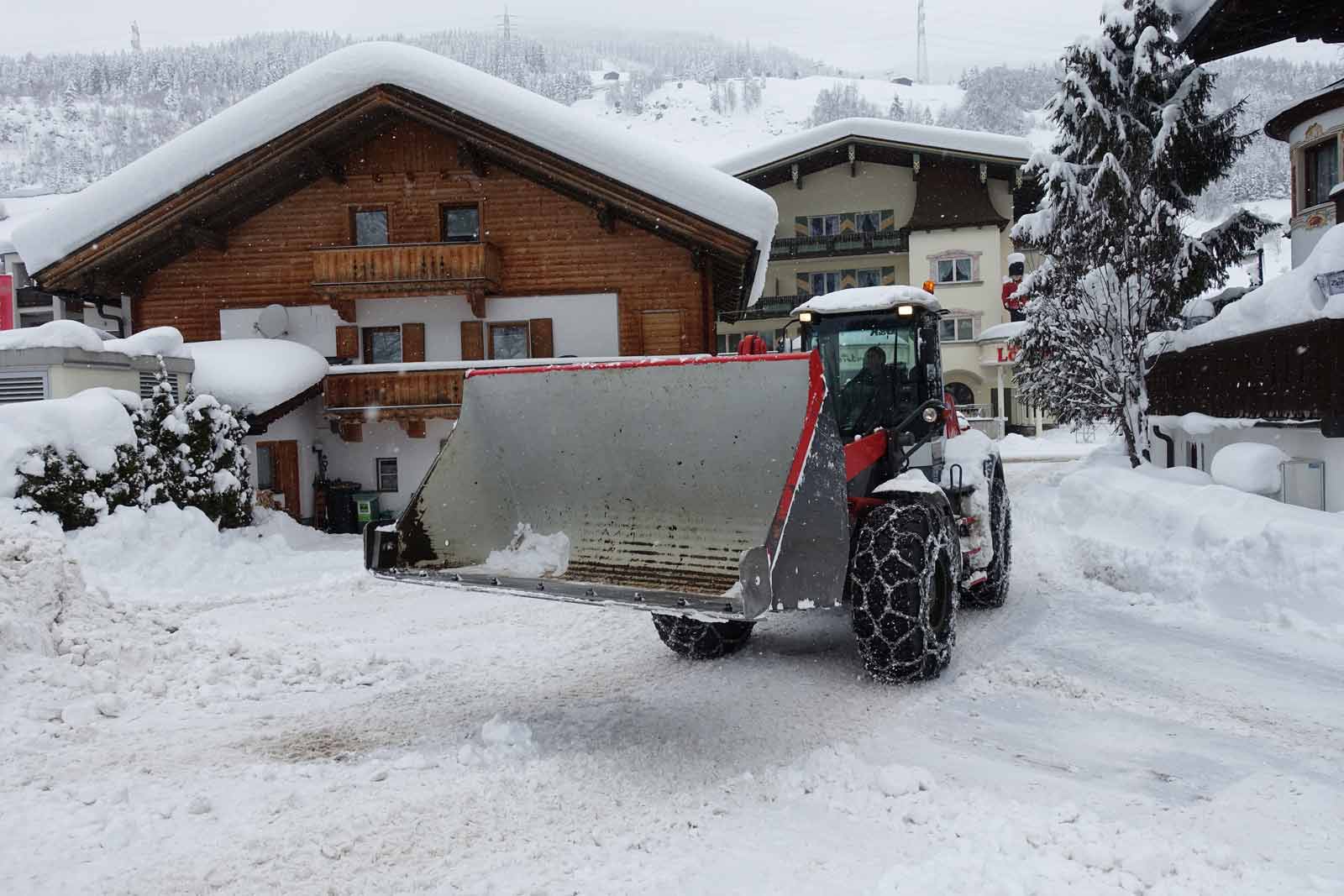 Sneeuw sneeuwschuiver