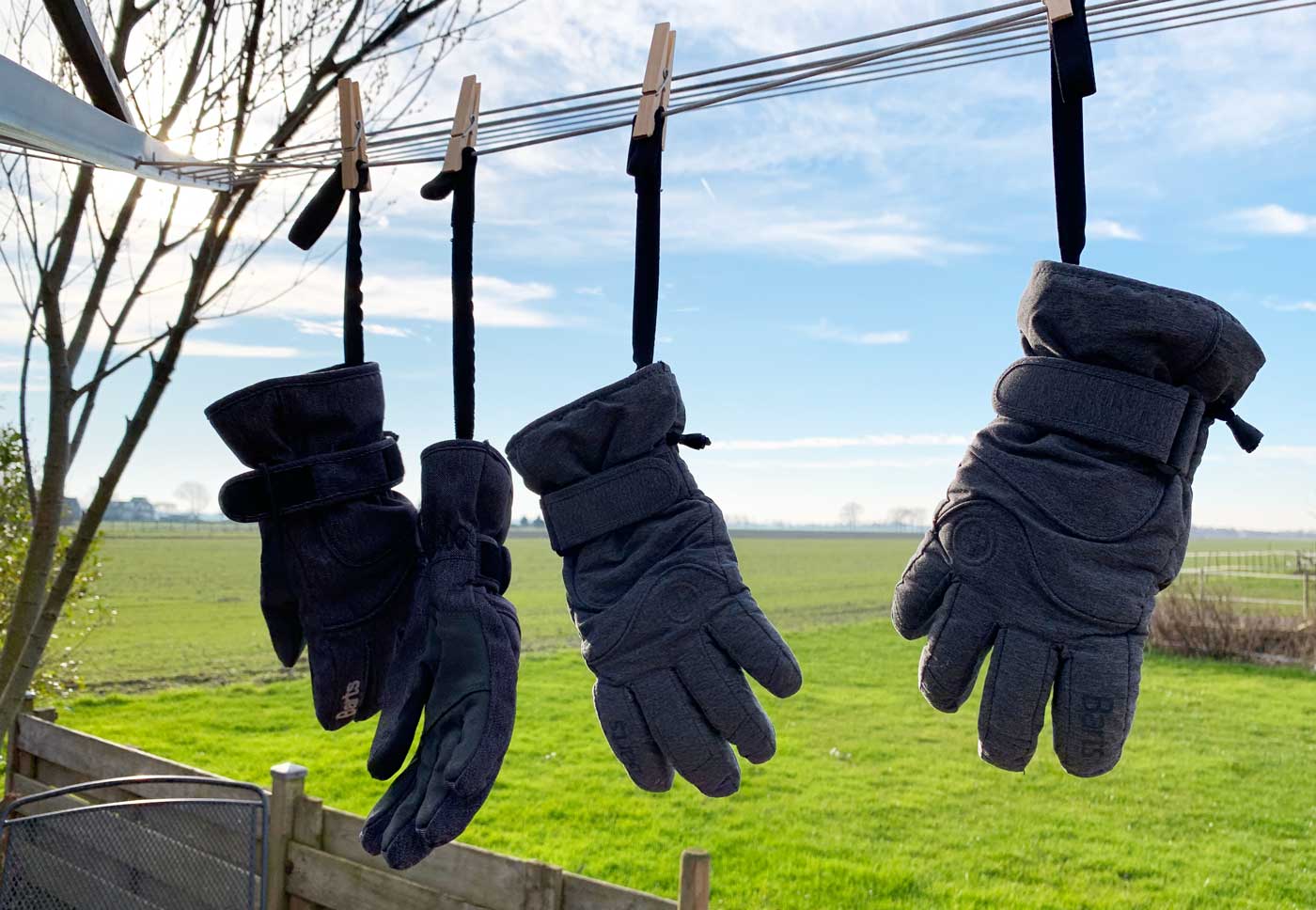 Handschoenen wassen met speciaal wasmiddel