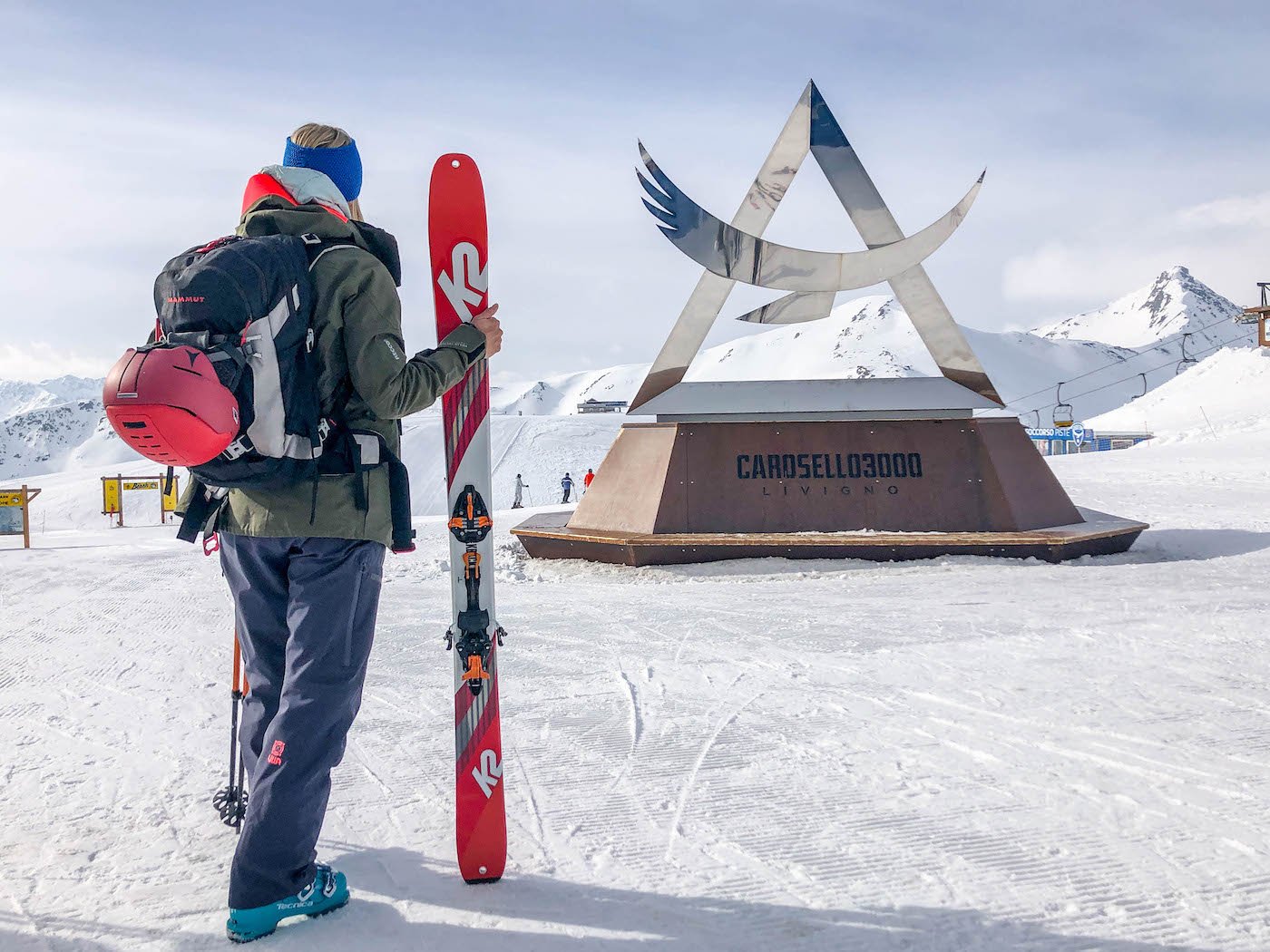 Een freeride ski