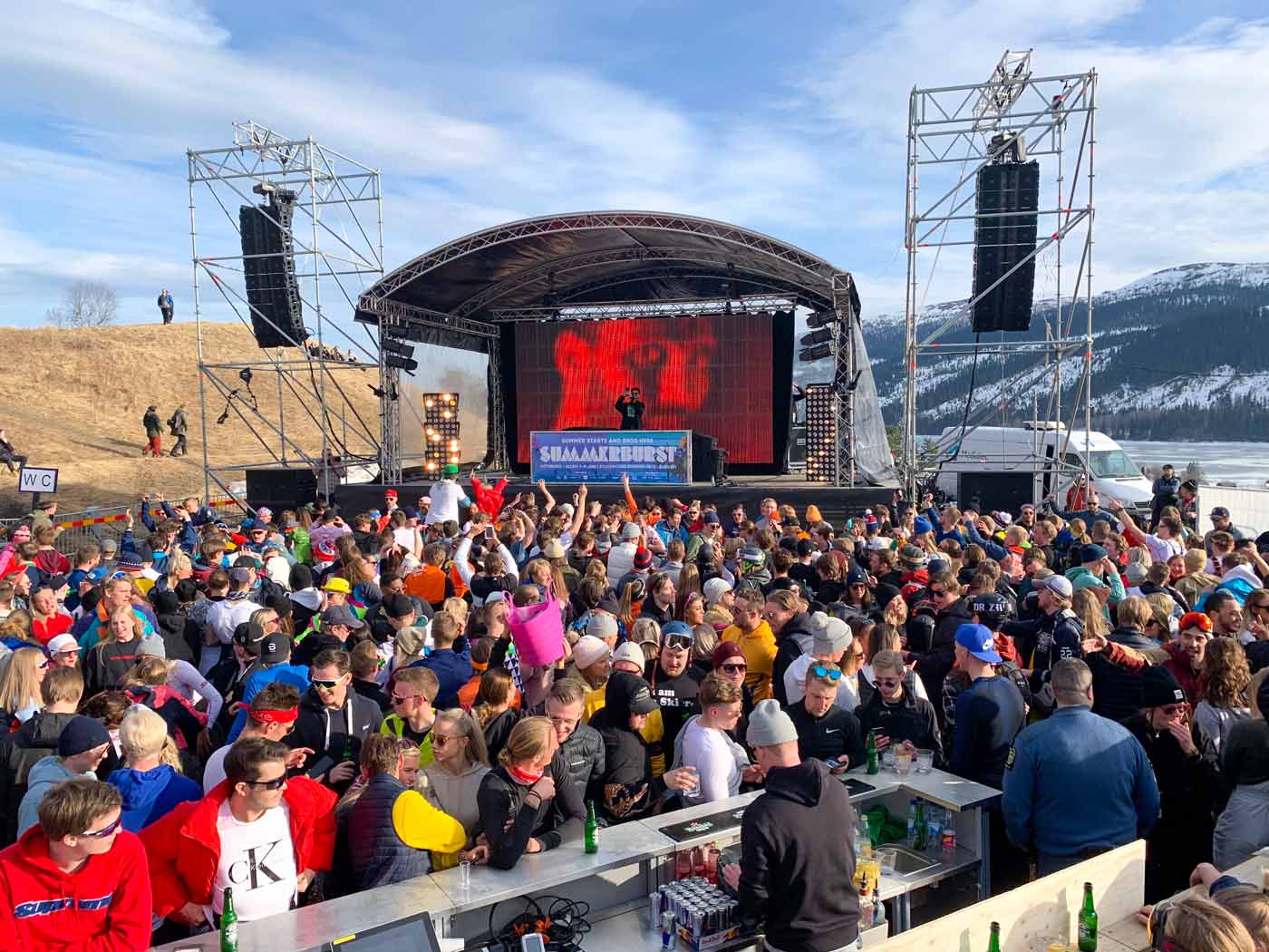 Optreden van dj R3HAB in Åre, Zweden