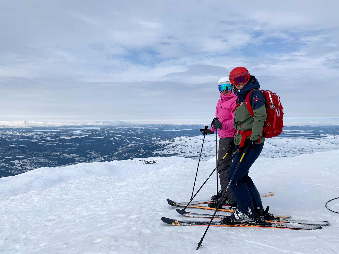 Genieten van het uitzicht in Zweden