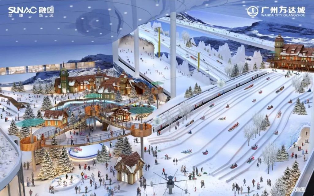 China opent tweede gigantische skihal mét indoor gondel