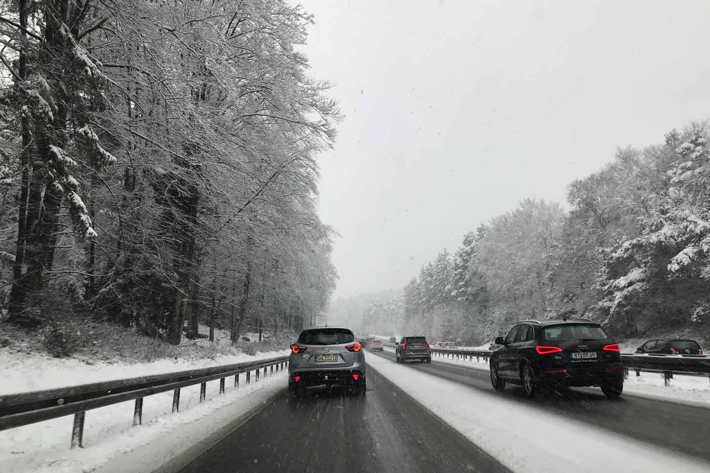 Winterbanden verplicht in Oostenrijk tijdens winterse omstandigheden