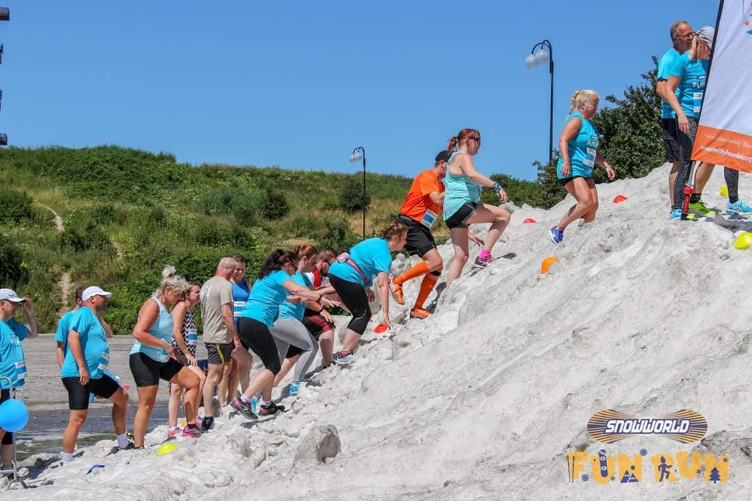 SnowWorld Fun Run wedstrijd