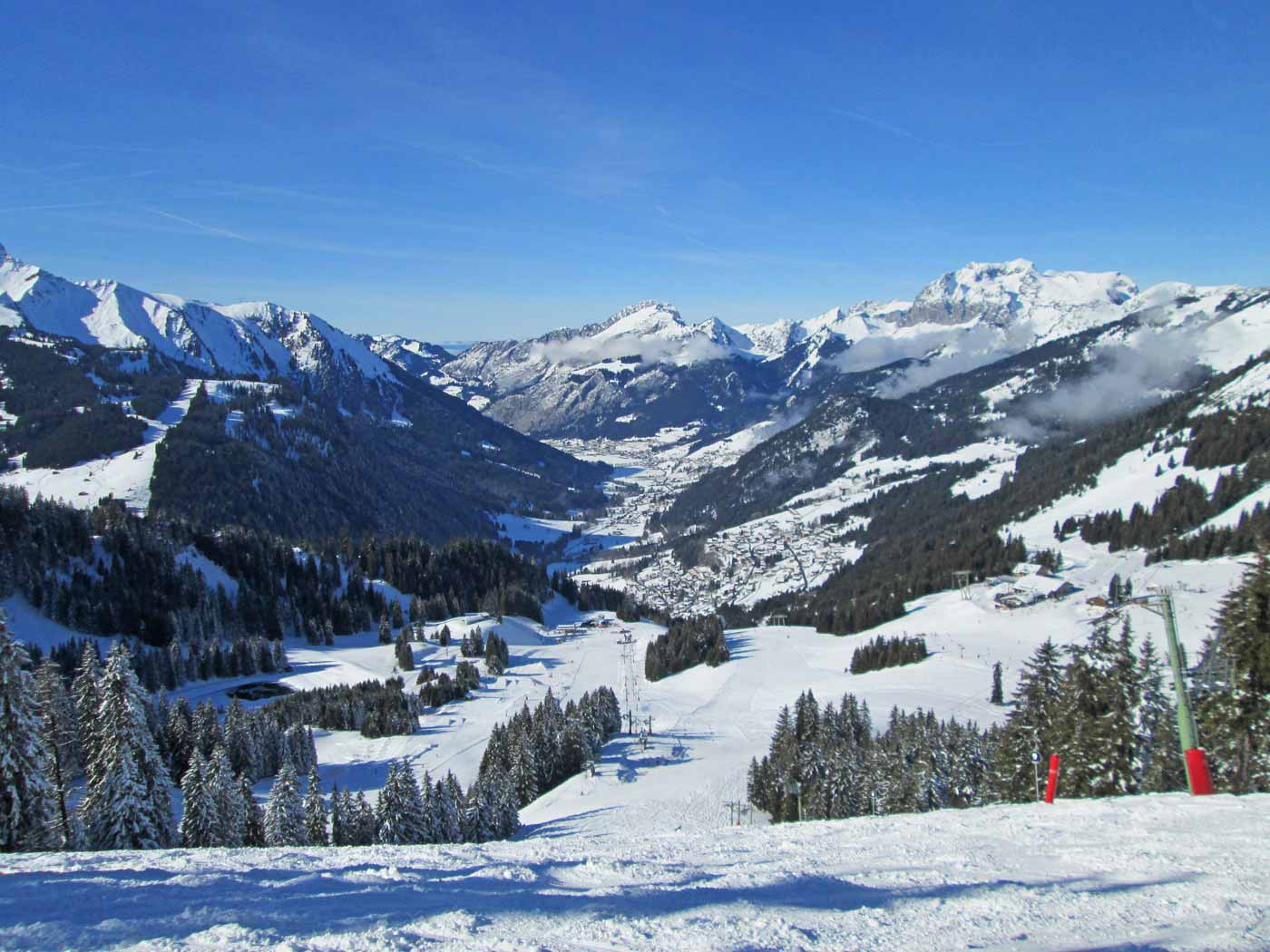Piste in Les Portes du Soleil Frankrijk