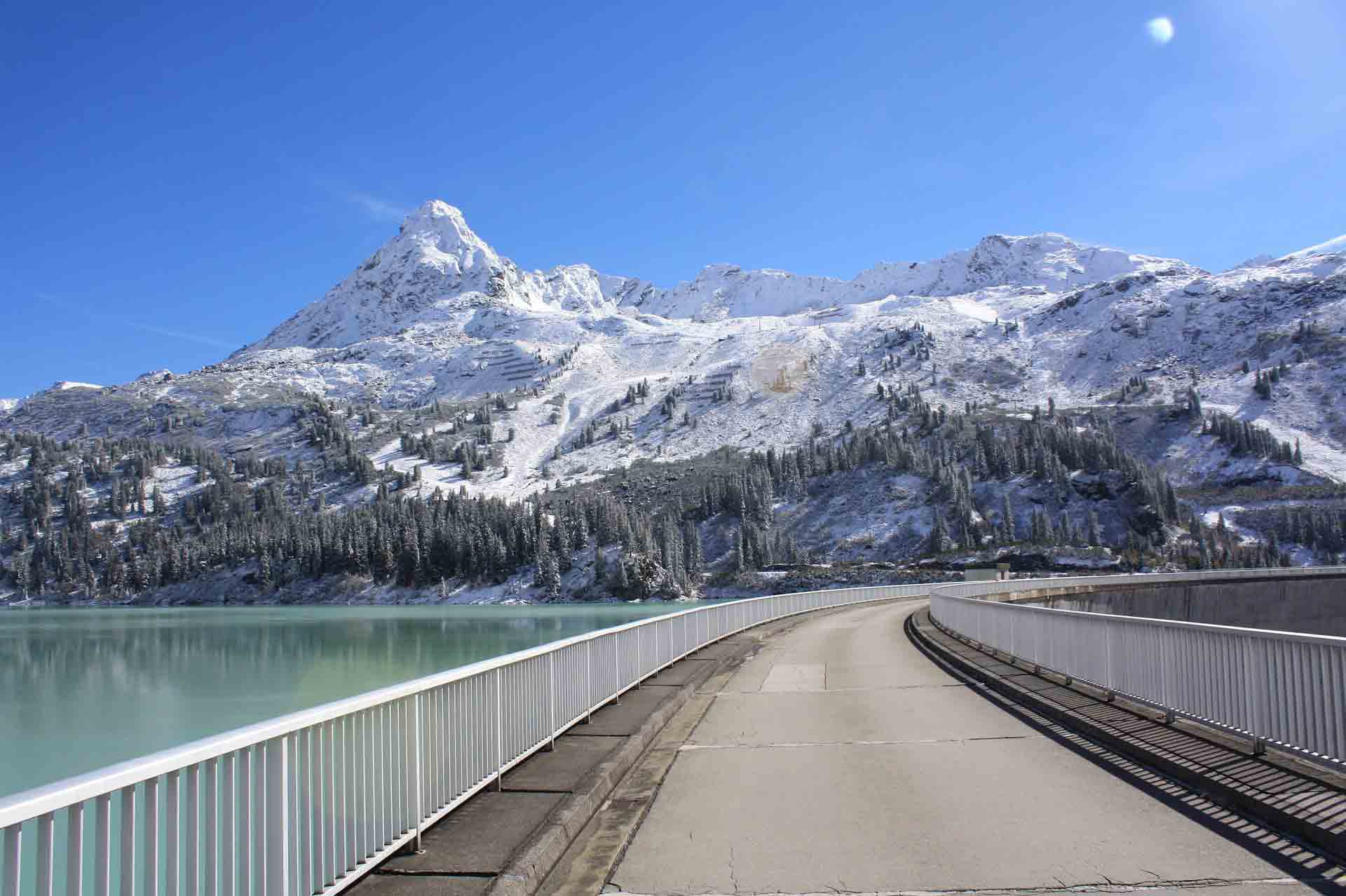 Bergmeer bij de Silvretta Hochalpenstrasse op de Bielerhöhe