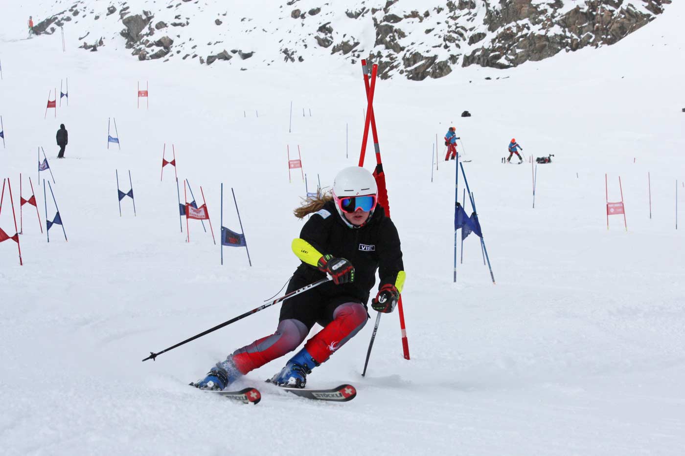 Skiën met een race ski