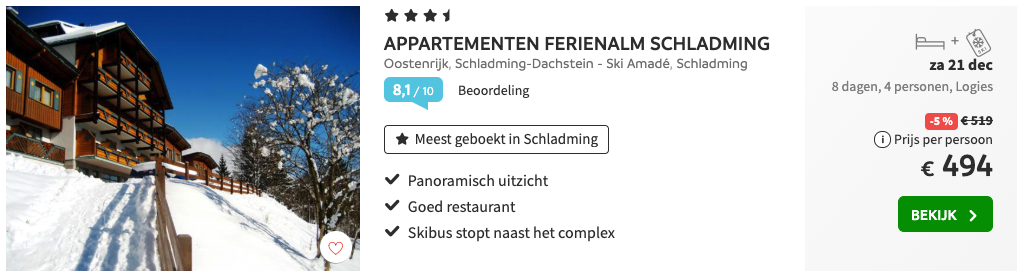 Appartementen Ferienalm Schladming