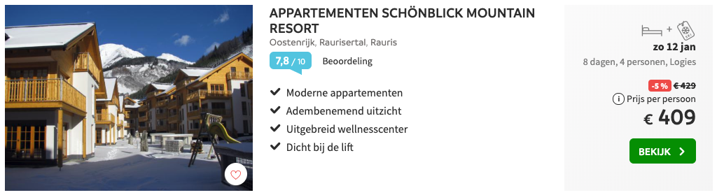Appartementen Schönblick Mountain Resort Rauris